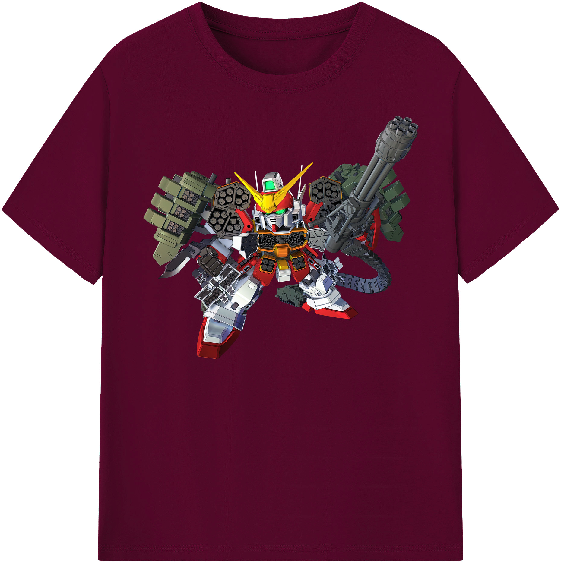 （画像用） 機動戦士ガンダム Mobile Suit Gundam レディースカジュアルプリントTシャツ（綿100％）